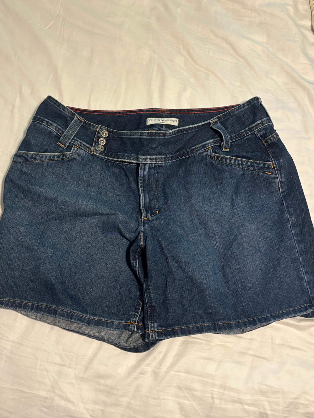 Tommy Hilfiger Midrise Denim Shorts